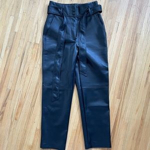 Aritzia Wilfred Funk Leather Pants